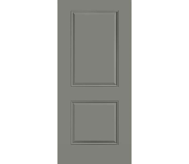 Naperville 2 Panel Square Steel Entry Door