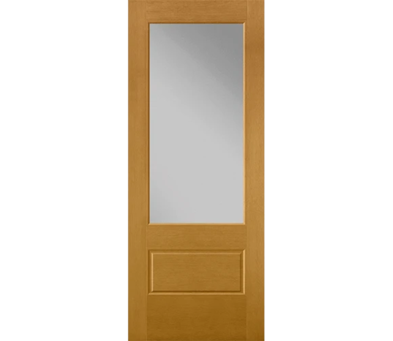 Naperville 3 Quaters Light Fiberglass Entry Door