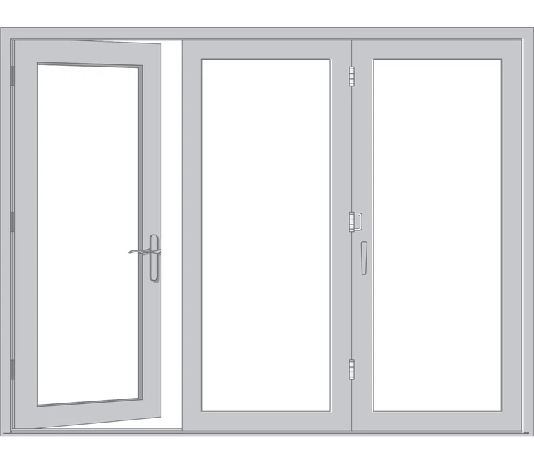 Naperville Pella Architect Reserve Series Contemporary Bifold Patio Door